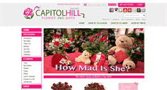 Desktop Screenshot of capitolhillflorist.com